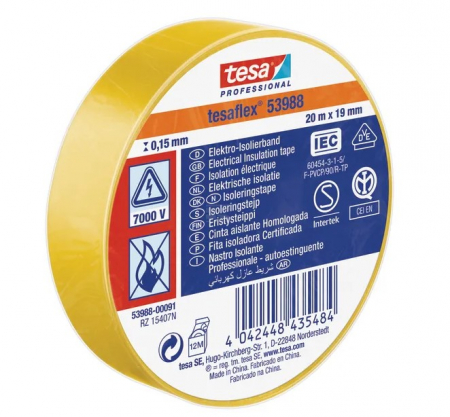 3.6. Adezivi & benzi - Banda izolatoare electrica PVC 20mx19mm T539880009100