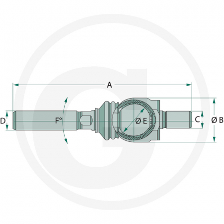 Bieleta Fendt M24 x 1.5 RH - M22 x 1.5 RH 38706337 8-310-035-057-11 F385300100020   [1]