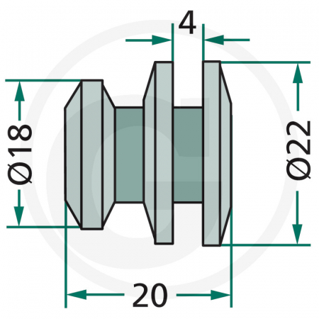Bolt Welger Ø 18x22 0919108300 [1]
