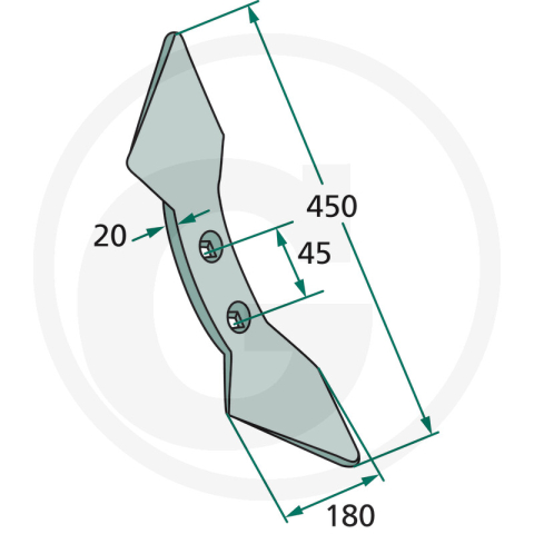 Brazdar dublu cultivator Rabe 63310417, GG-81 Rabe [1]