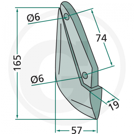 Brazdar patina semanatoare Sulky 99.SU-01 99.SU-01 SUL908435 908435 52908435 [1]