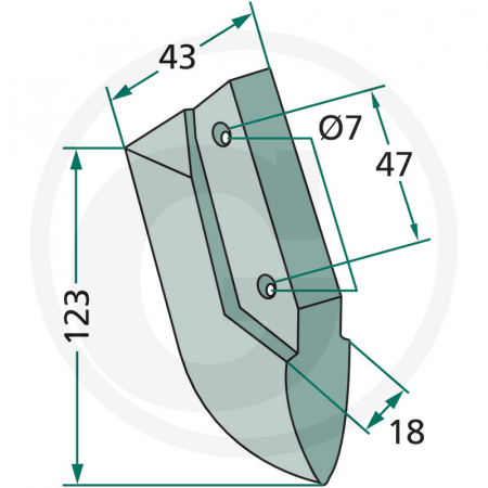 Brazdar semanatoare 18099.KV-01 903028 AC903028   [1]