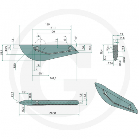 Brazdar semanatoare Kuhn 0280010 R2045111 3031040   [1]