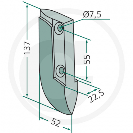 Brazdar semanatoare Lely 99.LE-01 99.LE-01 2100416030   [1]