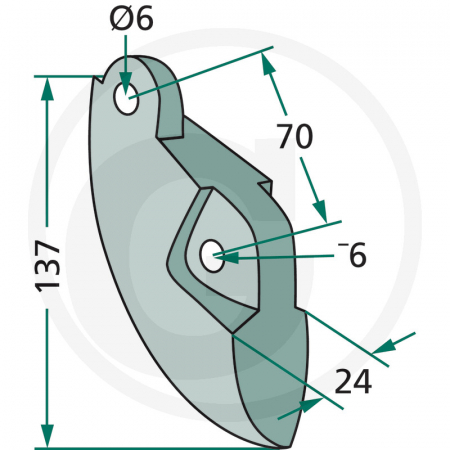 Brazdar semanatoare Saxonia 99.SA-02 99.SA-02 A9002   [1]