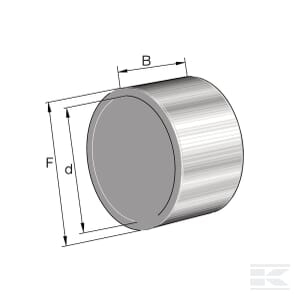 Bucsa ax tambur coasa Deutz-Fahr Ø25x30x26,5 mm INA [1]