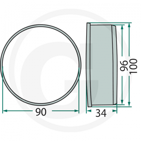 Bucsa coasa Kuhn 64756223600F 56223600 CC20209 [1]