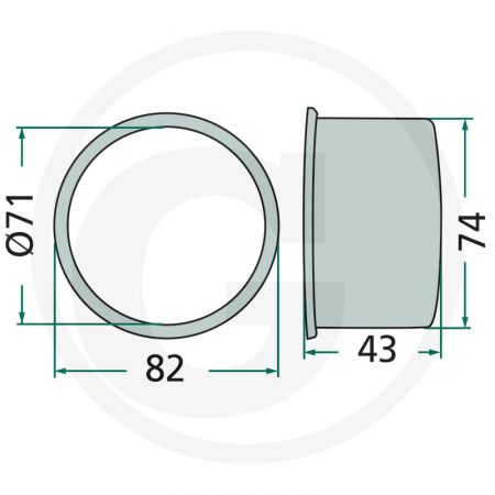 Bucsa coasa Vicon 647RT-120F RT-120 VGRT-120 [1]