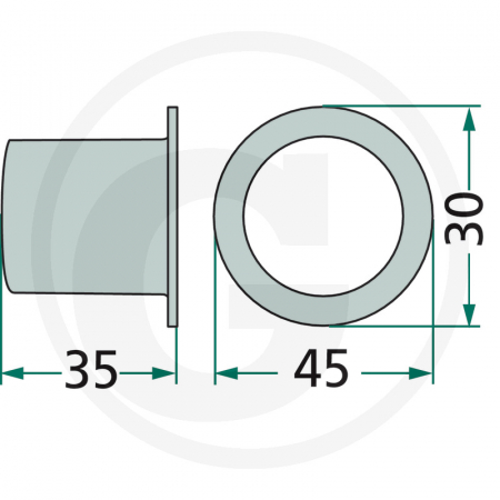 Bucsa grebla KUHN 64758531500 [1]