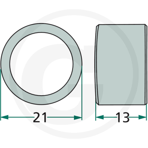 Bucsa grebla rotativa Kuhn (adunat fan) 58568100  Kuhn [1]