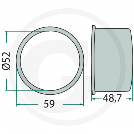 Bucsa Kuhn PZ 270 F, 300 F Z1104710 VGET255   [1]