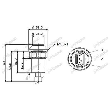 Buton cuplare PTO - Case-IH 82025543 [2]