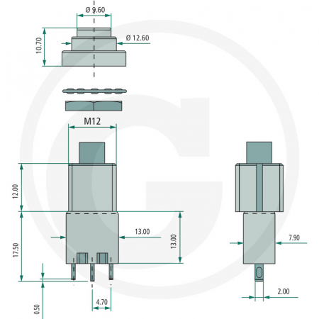 Buton joystick 87002327 [1]