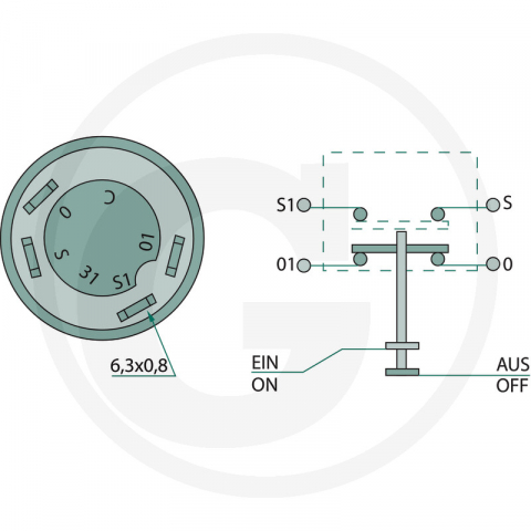 50770490180 Buton ridicare hidraulica Fendt [1]
