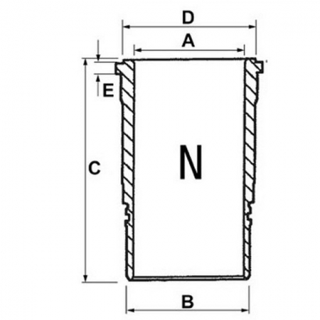 John Deere - Camasa John Deere Ø 98mm AR51901 AR51902 HCNAR51902 R48635 S37981 T20085 T32010 VPA1027  