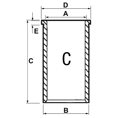 Tipuri de tractoare: D 436, 439 Tip motor: DD-148 - Camasa Mc Cormick Ø87.31 mm 25/35-112