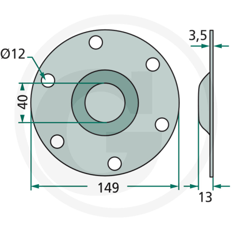 Capac taler coasa Deutz-Fahr 16501229 [1]