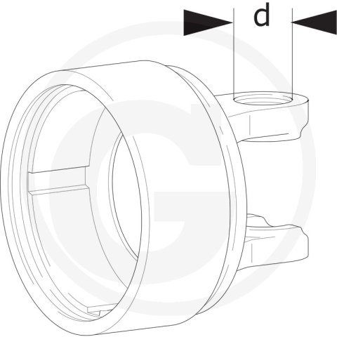 Carcasa Ambreiaj cardan - tip K64/22-24R 42x104 mm Walterscheid 1129882 Walterscheid [1]