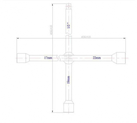Cheie tubulara 17x19x22 mm 1806180602 [2]