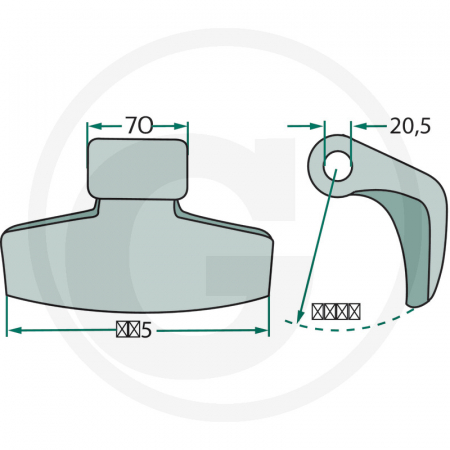 Ciocan cutit tocator Seko 63-RM-5-20 cu Ø20 63-RM-5-20   [1]