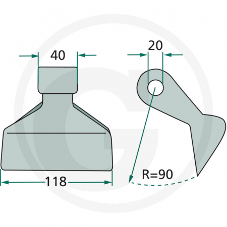 Ciocan cutit tocator Zappator 63-RM-8-20 cu Ø20 63-RM-8-20 [1]