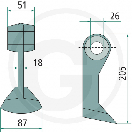 Ciocan tocatoare *26 18063-RM-24   [1]