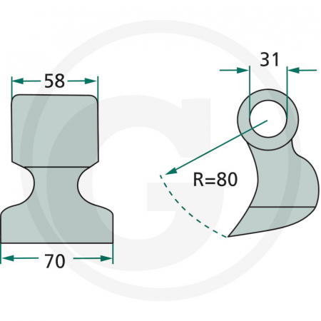 Ciocan tocatoare *31 18063-SEP-51 194.02.025   [2]