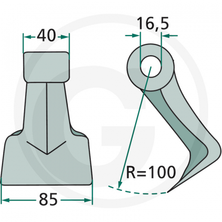 Ciocan tocatoare Agrimaster 18063-M-37-16   [1]