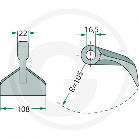 Ciocan tocatoare Kuhn 18063-RM-7-16   [1]