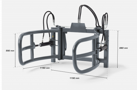 Cleste pentru baloti rotunzi 900 mm prindere Weidemann [1]