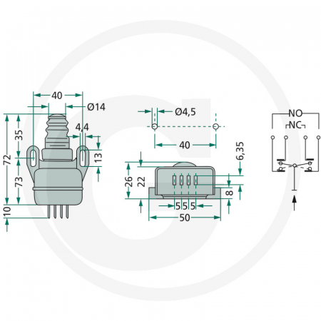 Comutator lumini frana 0.900.0195.5 0.900.0555.6 1000020275 116256A1 133700710023 157VA030078 1603532018M91 2.7659.097.0 276590970 321564850 3532018M1 3532018M91 47108434   [1]