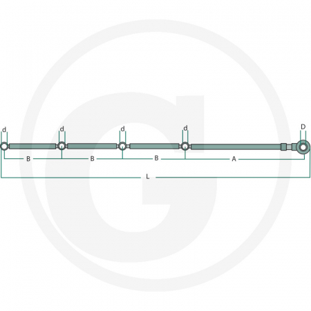 Conducta de retur 505 mm 37402005 3055378R91 [1]