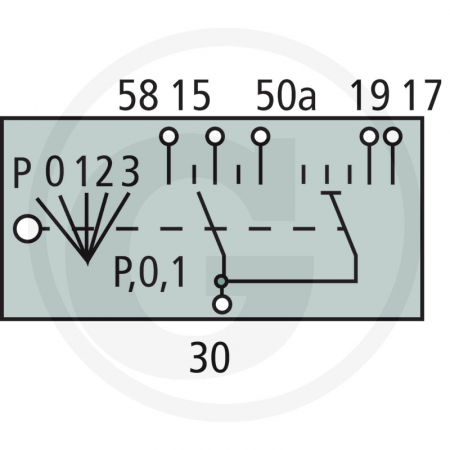 Contact pornire Case IH 0.010.2563.0 1025630 342316003 0342316003   [1]