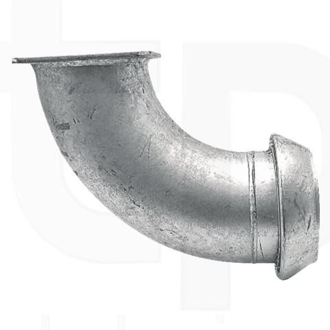 2.2.1.1. Sisteme de cuplare - Cot 90 grade, piesa tata Perrot 6 inch cu flansa - Granit - cod 4050200540 -tehnicapopan.ro