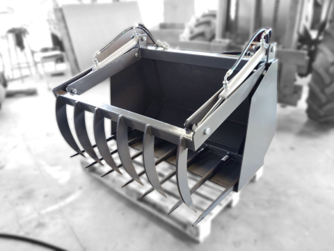 2.6.1. Echipamente atasabile - 261-600017 Cupa crocodil - Kroko cu 2 cilindrii si 7 tepuse 800-2000 mm