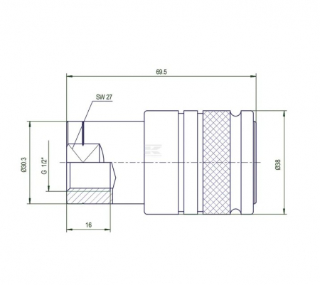 Cupla rapida SKP mama 1/2" SKPF12C08N [2]