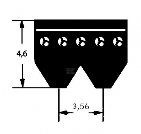 Curea cu caneluri 8PK1471 Optibelt 8PK1471   [1]