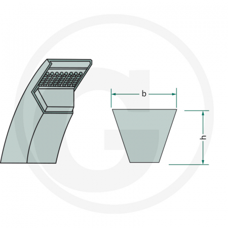 Curea tocator 13x1250 mm 551XPB X 1250 XPB1250XEP   [1]