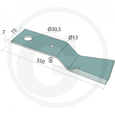 Cutit ciocan tocator Major 12037871 cu Ø30 12037871 9GTB/C   [1]
