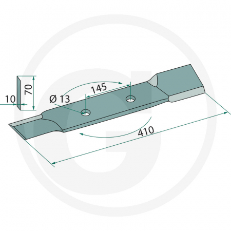 Cutit ciocan tocator Roll IND-17R cu Ø13 IND-17R [1]
