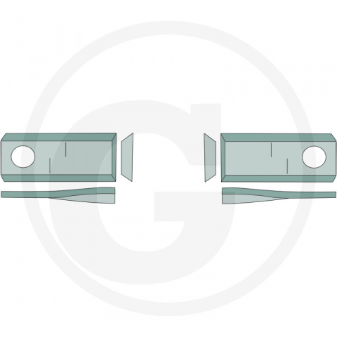 Cutit coasa John Deere *20,5 mm CC124571 [1]