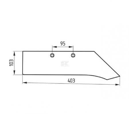 Cutit plug dreapta L288/403  50201025000010 [1]