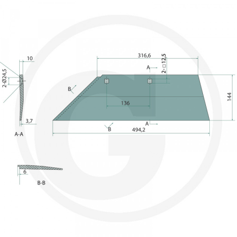 560173352031 Brazdar plug Lemken dreapta [1]