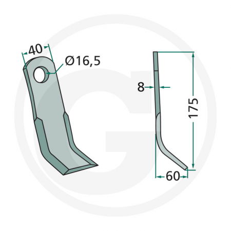 Cutit tocatoare *16 18063-NOB-02   [1]