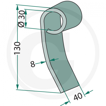Cutit tocatoare *30 18063-ZZZ-15 1108700   [1]