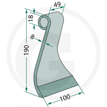 Cutit tocator *18 18063-ZZZ-46 MA6402077 [1]