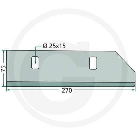 Cutit tocator Pottinger 19000434049 00434049   [1]