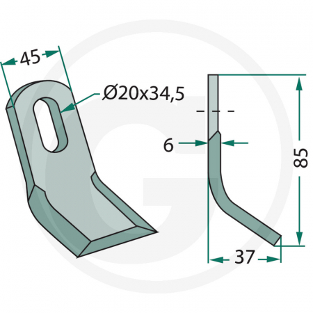 Cutit Y *20 x 34 18063-SPI-04   [1]