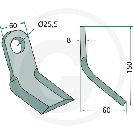 Cutit Y tocatoare *25 18063-SAU-04 70-402 0.004.10.0402   [1]