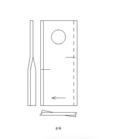 Cutite coasa BCS Ø 19 stanga / dreapta 580.29095.5 8716106346882 580290955   [1]